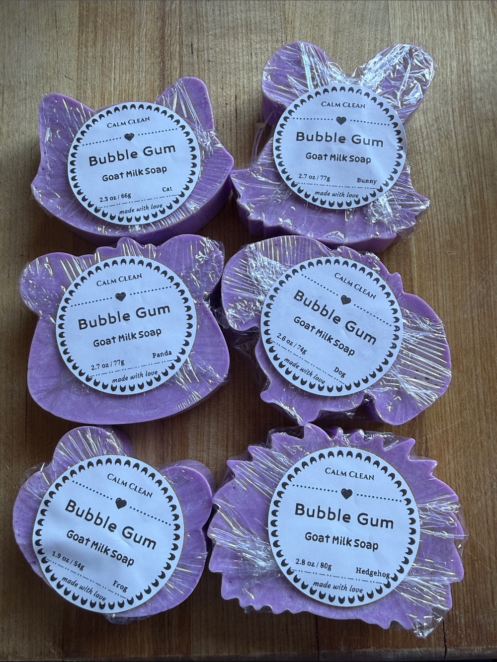 Buy Now—Bubble Gum Goat Milk Soap-Choose Your Animal! - Picture 5 of 5